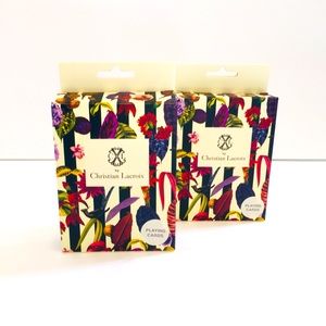 Christian Lacroix new playing cards two decks